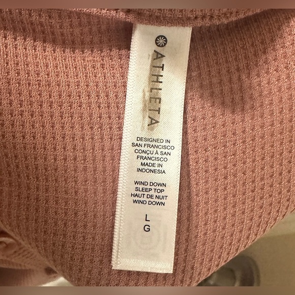 Athleta Wind Down Sleep Top - Picture 9 of 11